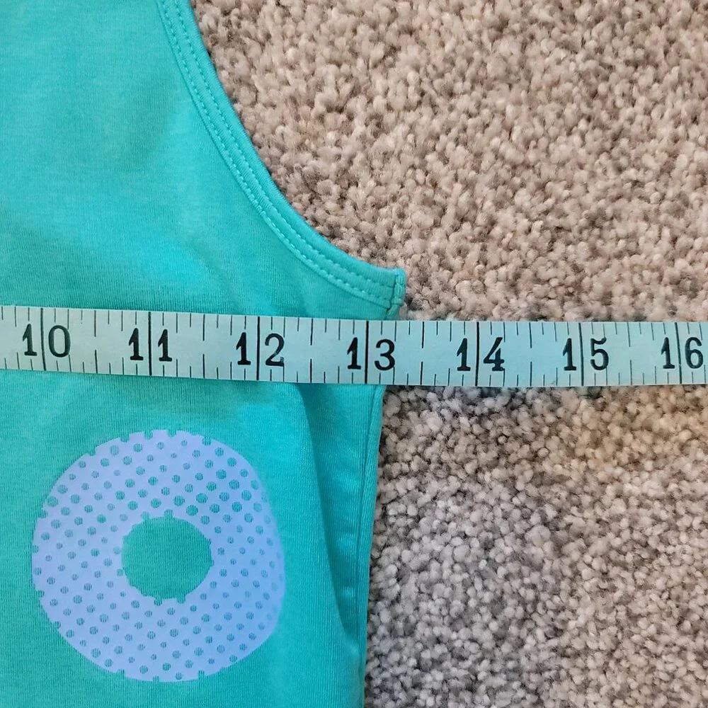 Reebok Girls Go get Em Green Tank top Small 8-10, Good Condition